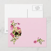 Suikerschedel [Día de Muertos] Briefkaart (Voorkant / Achterkant)