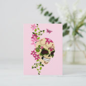 Suikerschedel [Día de Muertos] Briefkaart (Staand voorkant)