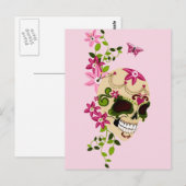Suikerschedel [Día de Muertos] Briefkaart (Voorkant / Achterkant)