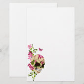 Suikerschedel [Día de Muertos] Briefpapier (Voorkant / Achterkant)