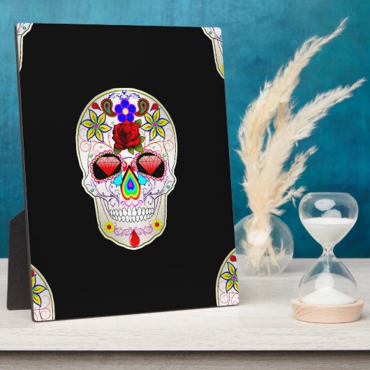 suikerschedel fotoplaat (Zijkant)