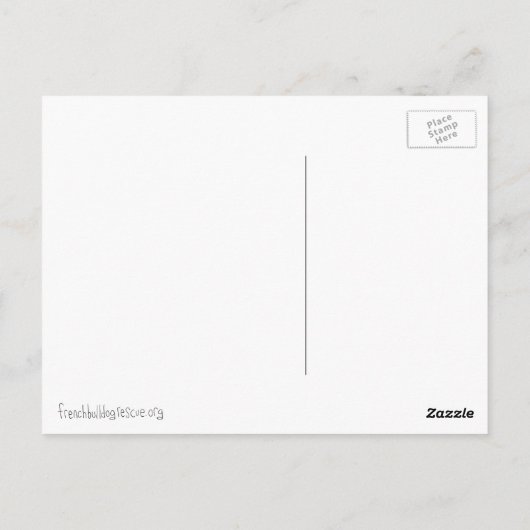 Suikerschedel Frenchie - groen Briefkaart (Achterkant)