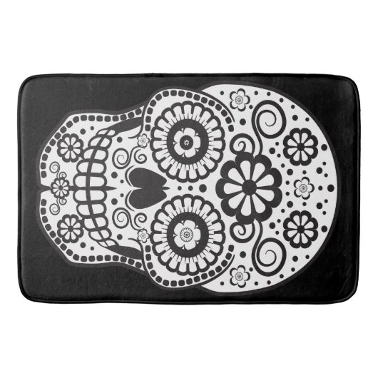 Suikerschedel glimlachen badmat (Voorkant)