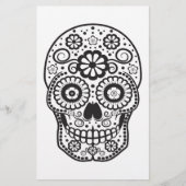 Suikerschedel glimlachen briefpapier (Voorkant)