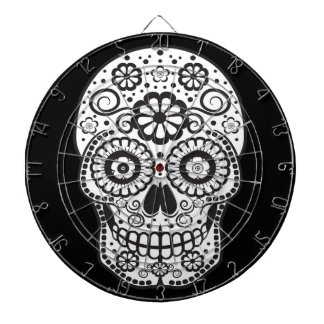 Suikerschedel glimlachen dartbord