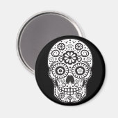 Suikerschedel glimlachen magneet (Voorkant / Achterkant)