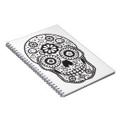 Suikerschedel glimlachen notitieboek (Rechterzijde)