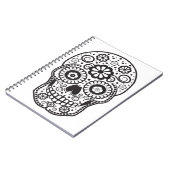 Suikerschedel glimlachen notitieboek (Linkerzijde)