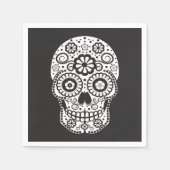 Suikerschedel glimlachen servet (Voorkant)