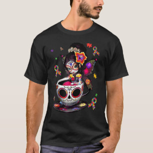 Suikerschedel, haarfijn figuurtje Itu2019s, oké om T-shirt