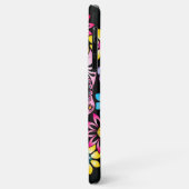 Suikerschedel met kleurrijke bloemen Case-Mate iPhone case (Achterkant/links)