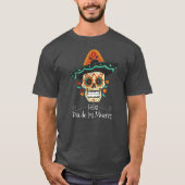 Suikerschedel met Pet Dia de Muertos | Shirts (Voorkant)