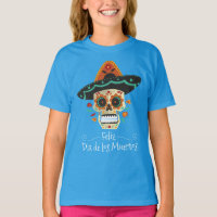 Suikerschedel met Pet Dia de Muertos | Sleeve Shir