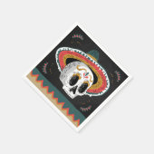 Suikerschedel met Sombrero Servet (Hoek)