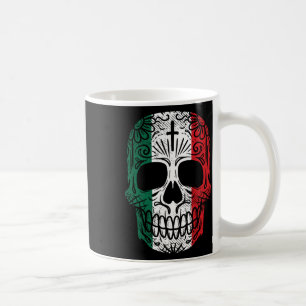 Suikerschedel Mexicaanse vlag Cinco de Mayo Dia de Koffiemok