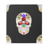 suikerschedel notitieblok (Voorkant)