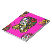 suikerschedel notitieblok (Linkerzijde)