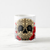 Suikerschedel - Ontwerp van Tattoo Koffiemok (Center)