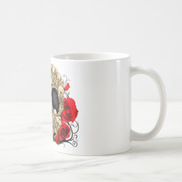 Suikerschedel - Ontwerp van Tattoo Koffiemok