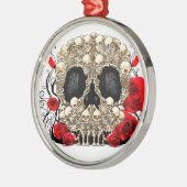 Suikerschedel - Ontwerp van Tattoo Metalen Ornament (Links)
