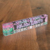 Suikerschedel personaliseren naambordje (Zijkant)