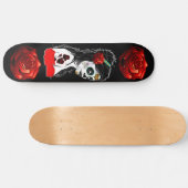 Suikerschedel Pinup skateboard dek (Horizontaal)
