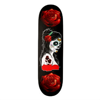 Suikerschedel Pinup skateboard dek