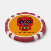 Suikerschedel Poker Chips (Enkel)