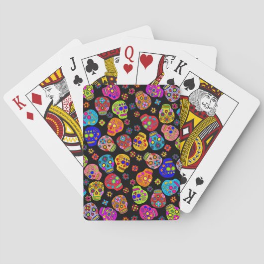 Suikerschedel Pokerkaarten (Achterkant)