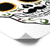  suikerschedel poster (Hoek)