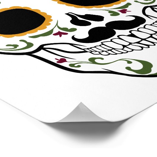  suikerschedel poster (Hoek)