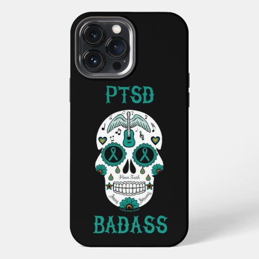 Suikerschedel...PTSS iPhone Hoesje (Achterkant)
