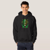 Suikerschedel St. Patricks Day of the Dead Mannen  Hoodie (Voorkant volledig)