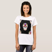 suikerschedel t-shirt (Voorkant volledig)