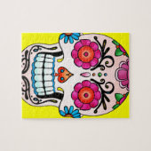 Suikerschedel - Tattoo kunst Legpuzzel (Horizontaal)