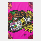 suikerschedel theedoek (Verticaal)