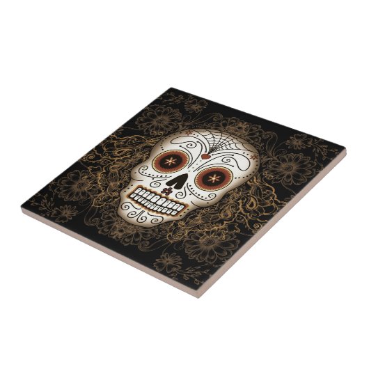 suikerschedel Tile Tegeltje (Zijkant)