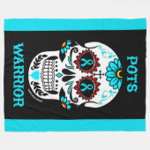 Suikerschedel/waander...POTS Fleece Deken (Voorkant (Horizontaal))