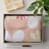 Suikerschedel Zacht petty Peach Roos Hippy Floral Tissuepapier (Geschenk)