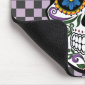 Suikerschedel, zwart en Paarse controledag van de  Muismat (Hoek)