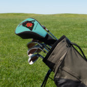 Suikerschedel, zwarte kat golfheadcover (Insitu)