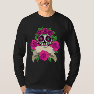 Suikerschedeldag Dia de los Muertos Hallow T-shirt
