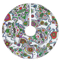 Suikerschedeldag van de dode boomrok