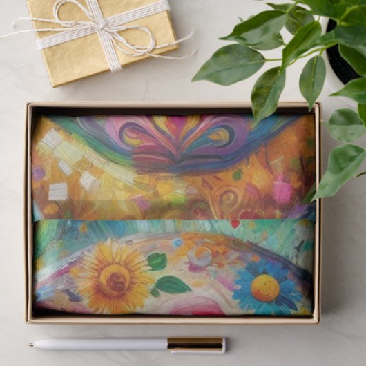 Suikerschedeldag van de dode decoupage tissuepapier (Geschenk)