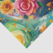 Suikerschedeldag van de dode decoupage tissuepapier (Detail)