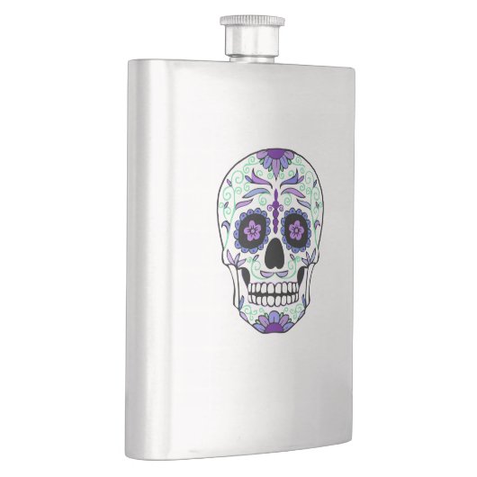 Suikerschedeldag van de dode día de Muertos Flacon (Rechts)