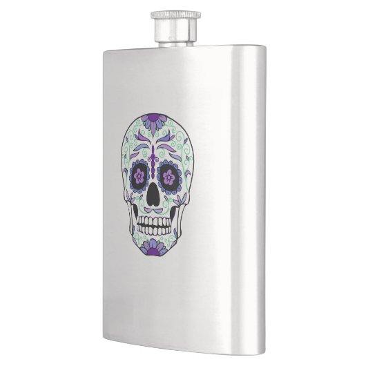 Suikerschedeldag van de dode día de Muertos Flacon (Links)