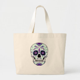 Suikerschedeldag van de dode día de Muertos Grote Tote Bag