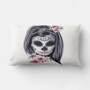 Suikerschedeldag van de dode día de Muertos Kussen