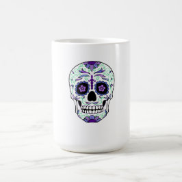 Suikerschedeldag van de dode día de Muertos Magische Mok